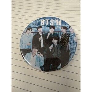 BTS Fan Girl K-Pop Pin Brooch Music Memorabilia